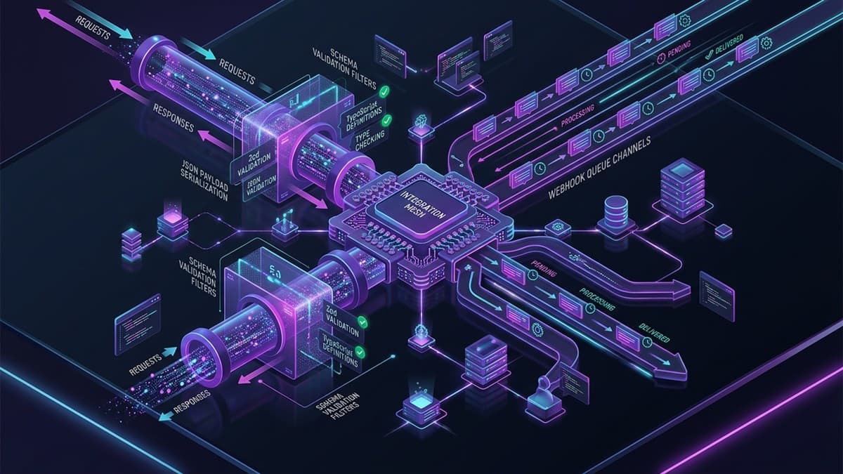 Deterministic Agentic State Machine architecture infographic