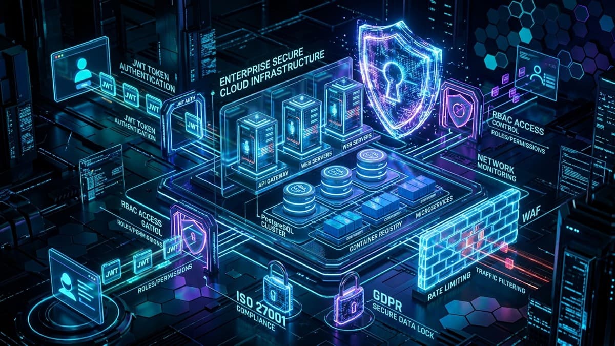 Native Device APIs & Biometric Security architecture infographic