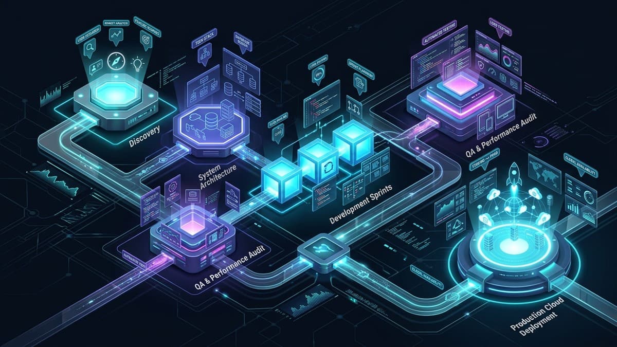 Custom B2B & Enterprise Commerce deployment process workflow